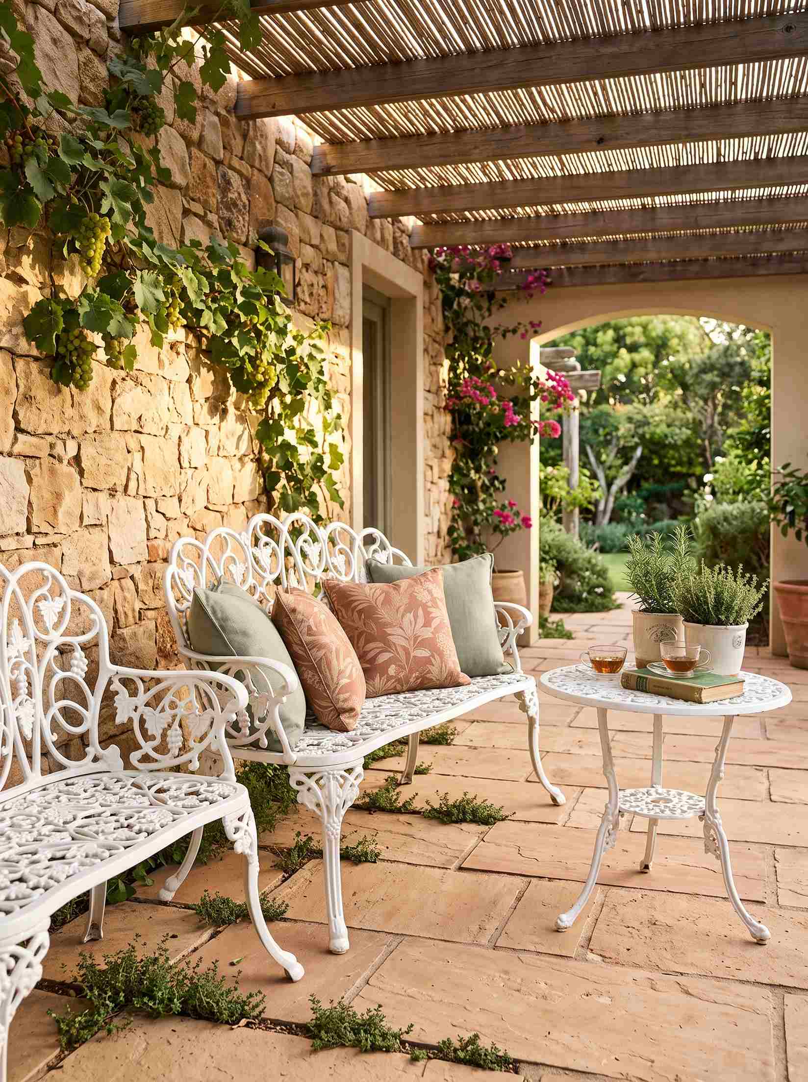 Long Grape Bench